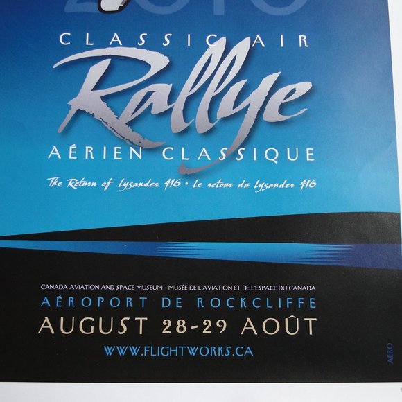 CLASSIC AIR RALLYE SHOW POSTER - Picture 2 of 3